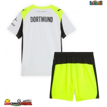 Camisa de Futebol Borussia Dortmund Equipamento Secundário Infantil 2025-26 Manga Curta (+ Calças curtas)